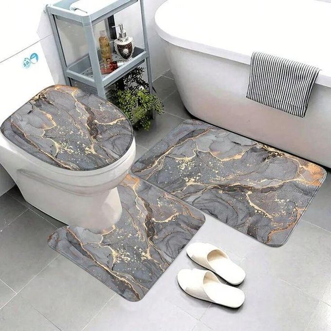 Ensemble Tapis Salle de Bain 3 Pièces