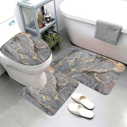 Ensemble Tapis Salle de Bain 3 Pièces