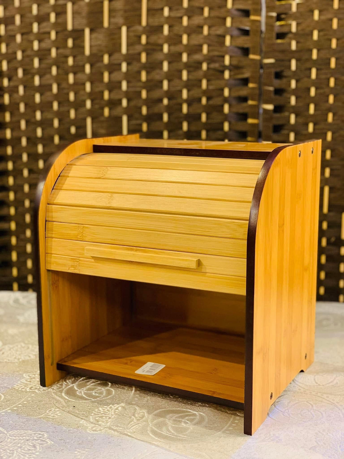 Meuble de Rangement en Bambou avec Compartiment