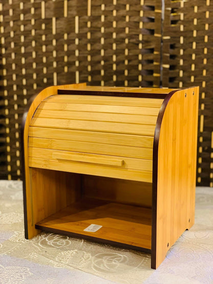Meuble de Rangement en Bambou avec Compartiment