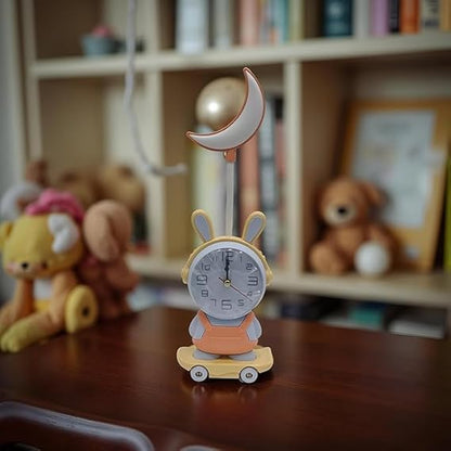 Réveil Enfant Design Lapin avec Lumière LED