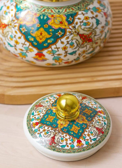 Théière Orientale Décorative 1,5 L – Design Traditionnel Élégant | Shemssy