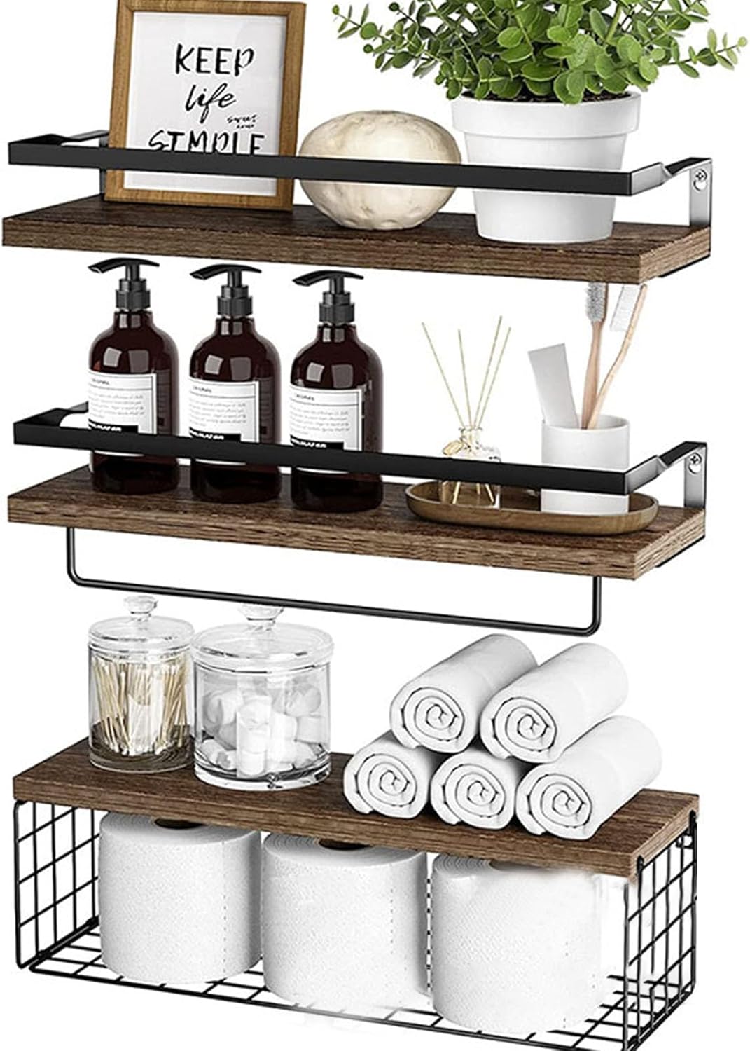 étagère de rangement murale multifonction