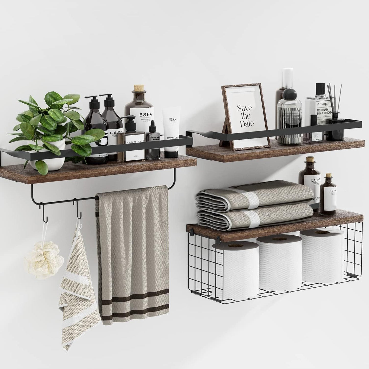 étagère de rangement murale multifonction