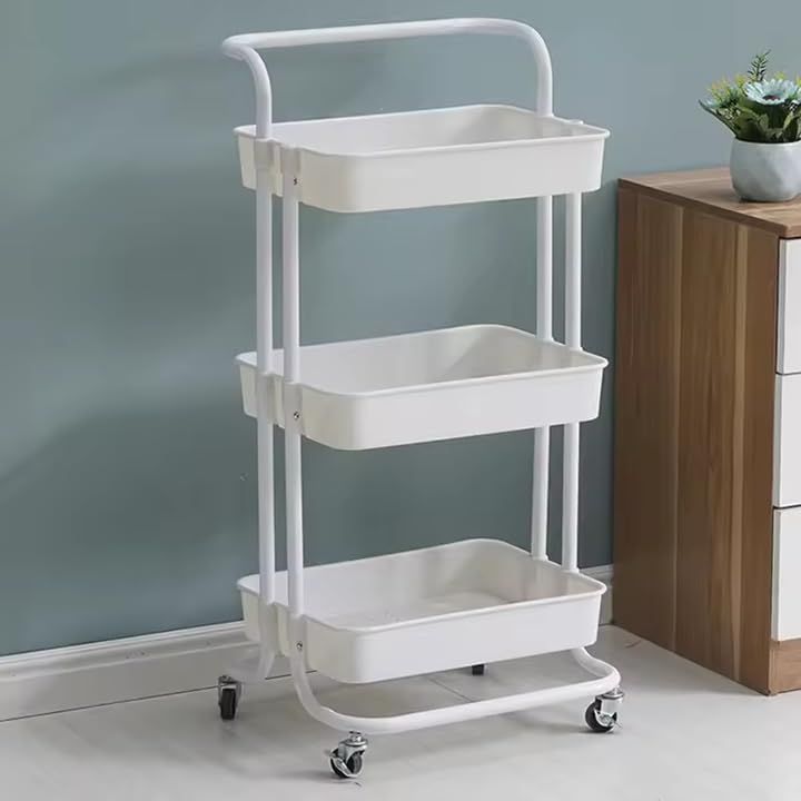 Chariot de Rangement Multifonction à 3 niveaux