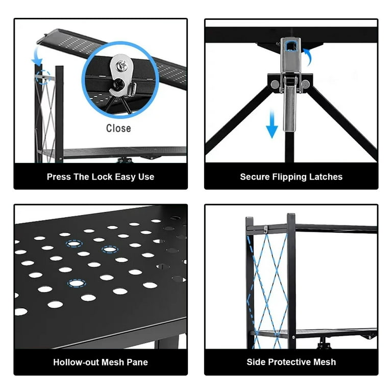 Étagère Polyvalente Pliable 5 niveaux