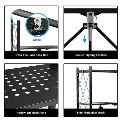 Étagère Polyvalente Pliable 5 niveaux