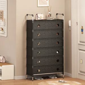 Étagère à chaussures élégante en métal